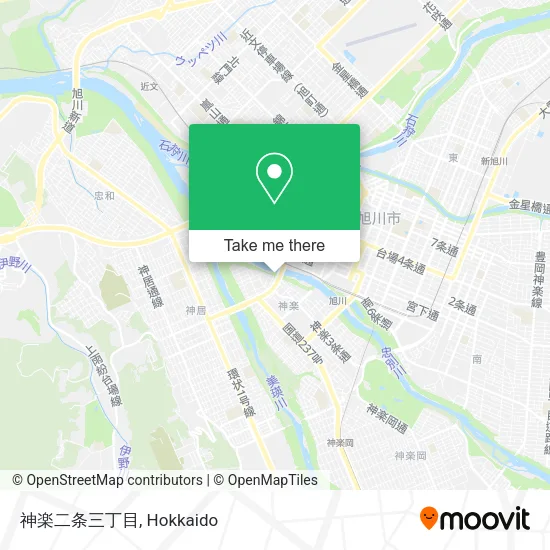 神楽二条三丁目 map