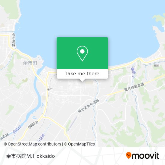 余市病院M map