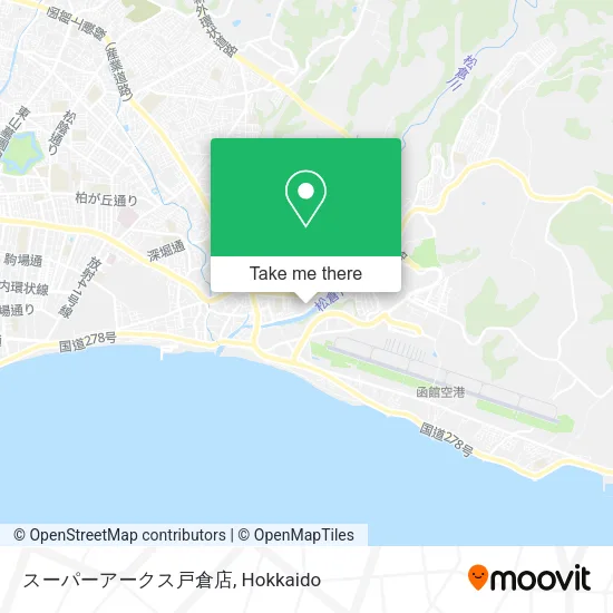 Super Arcs Tokura Store map