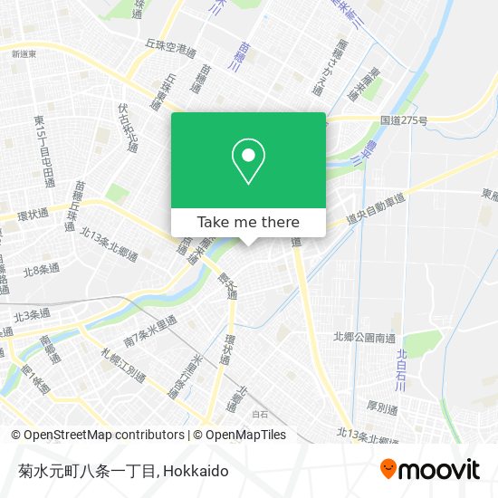 菊水元町八条一丁目 map