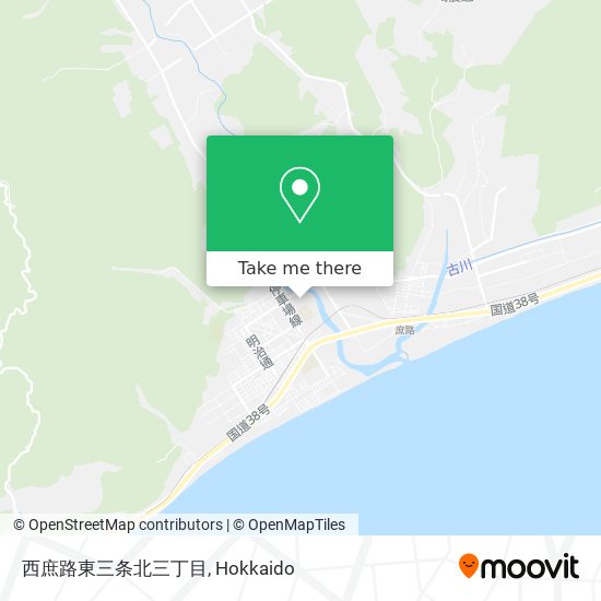 西庶路東三条北三丁目 map