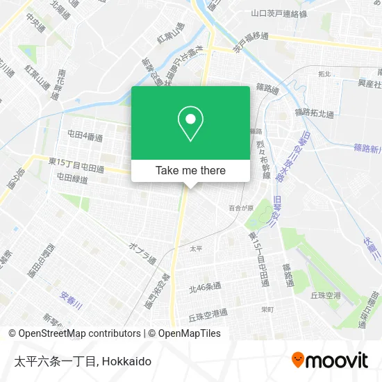 Taihei 6th 1st Chome map