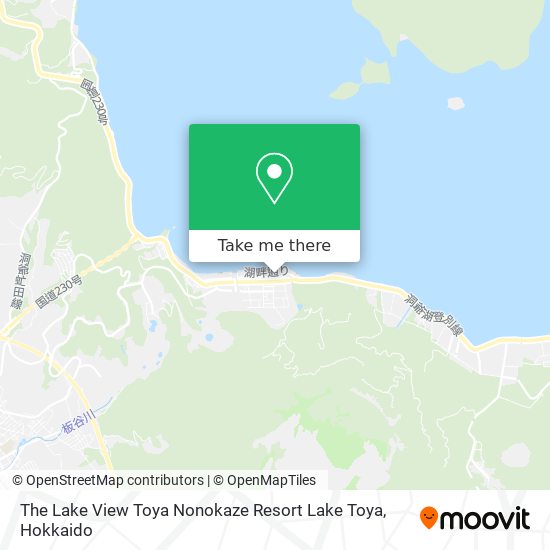 The Lake View Toya Nonokaze Resort Lake Toya map