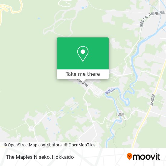 The Maples Niseko map