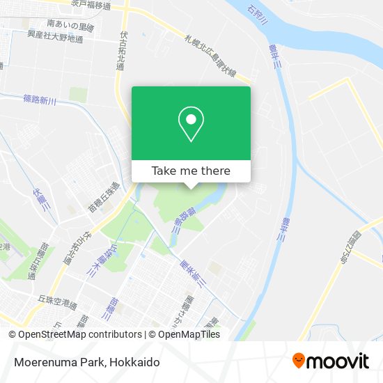 Moerenuma Park map