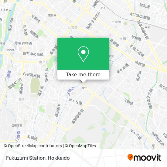 Fukuzumi Station map