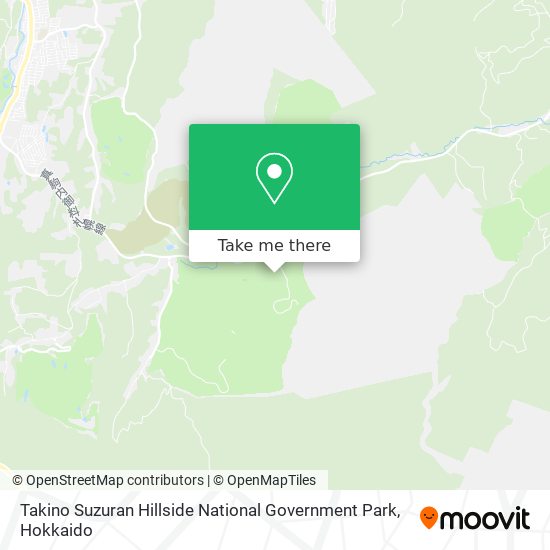 Takino Suzuran Hillside National Government Park map