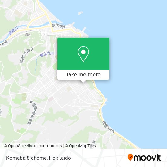 Komaba 8 chome map