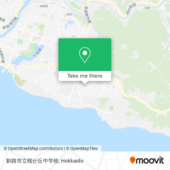 釧路市立桜が丘中学校 map