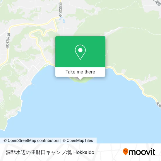 洞爺水辺の里財田キャンプ場 map