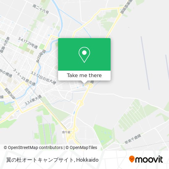 翼の杜オートキャンプサイト map