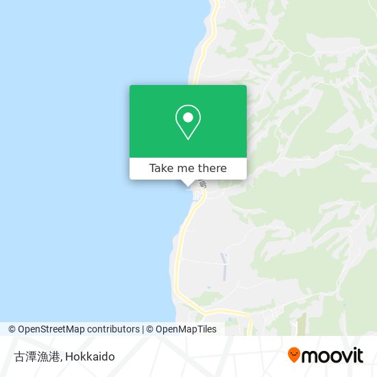 古潭漁港 map
