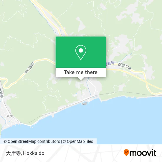 大岸寺 map