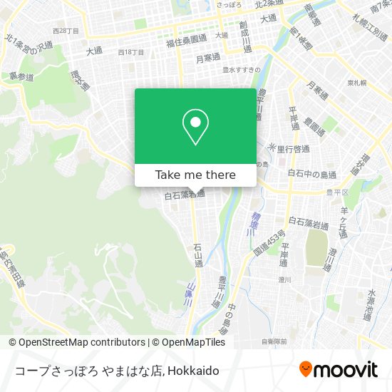 コープさっぽろ やまはな店 map