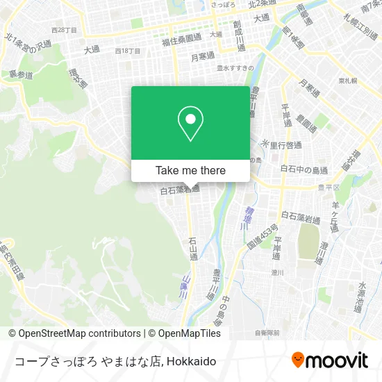 コープさっぽろ やまはな店 map