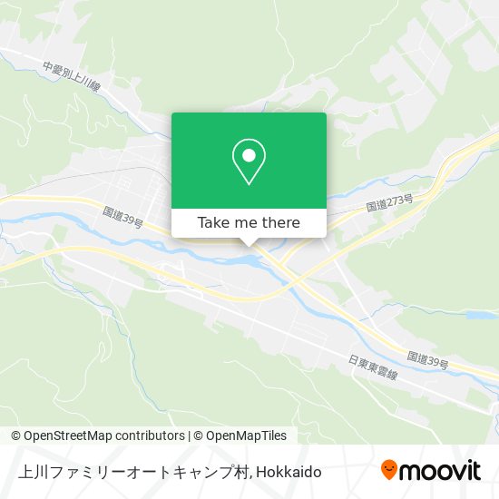 上川ファミリーオートキャンプ村 map