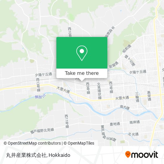 丸井産業株式会社 map