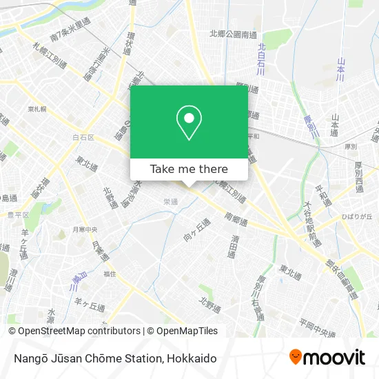 How To Get To Nangō Jusan Chōme Station In 札幌市 By Bus