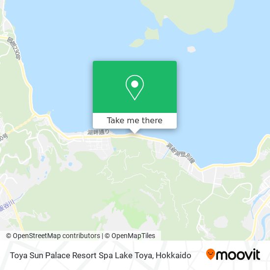 Toya Sun Palace Resort Spa Lake Toya map