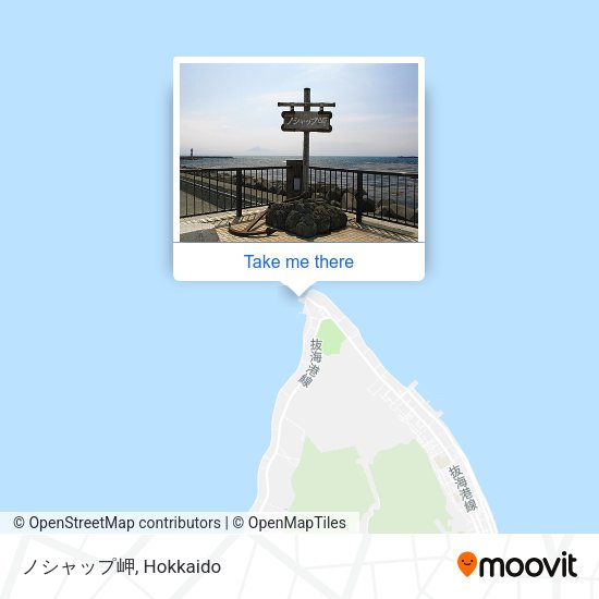 ノシャップ岬 map