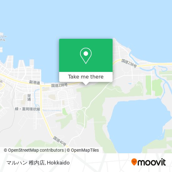 マルハン 稚内店 map