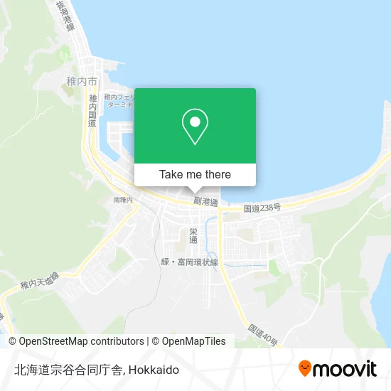 Hokkaido Soya Government Building map