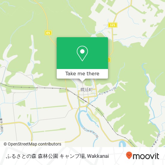 ふるさとの森 森林公園 キャンプ場 map