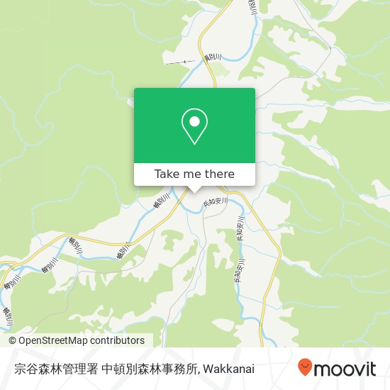 宗谷森林管理署 中頓別森林事務所 map