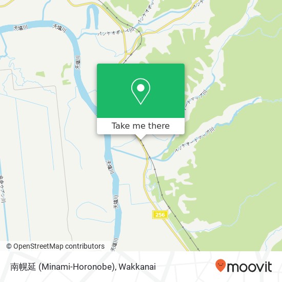 南幌延 (Minami-Horonobe) map