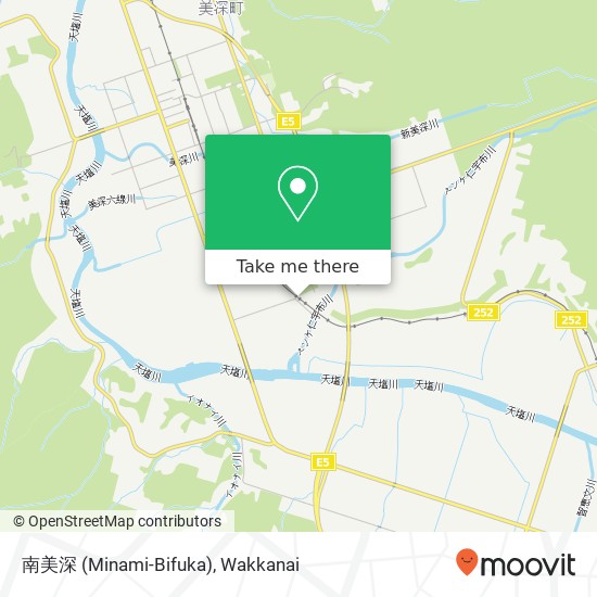 南美深 (Minami-Bifuka) map