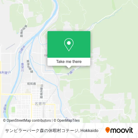 サンピラーパーク森の休暇村コテージ map