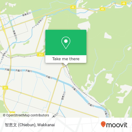 智恵文 (Chiebun) map