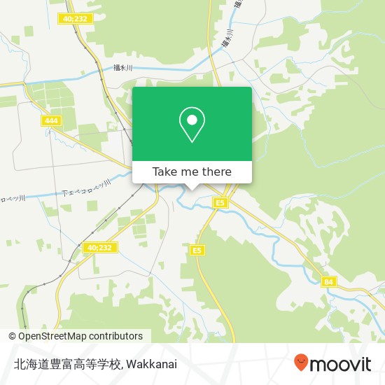 北海道豊富高等学校 map