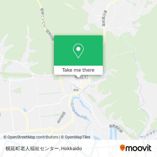 幌延町老人福祉センター map