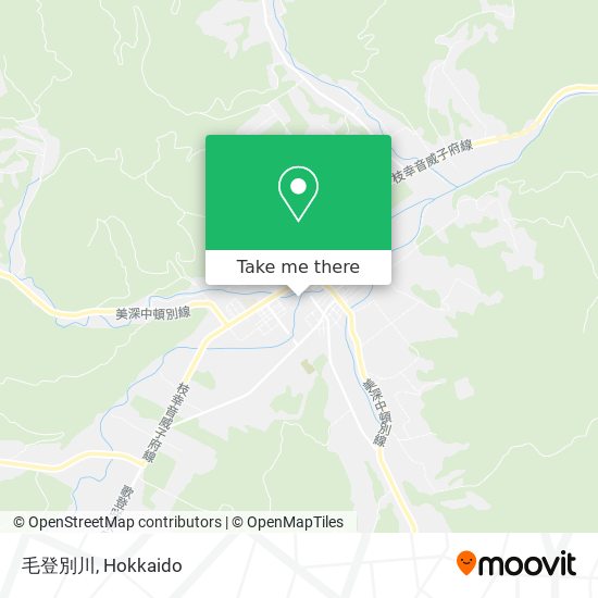 毛登別川 map