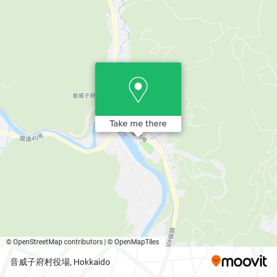 音威子府村役場 map