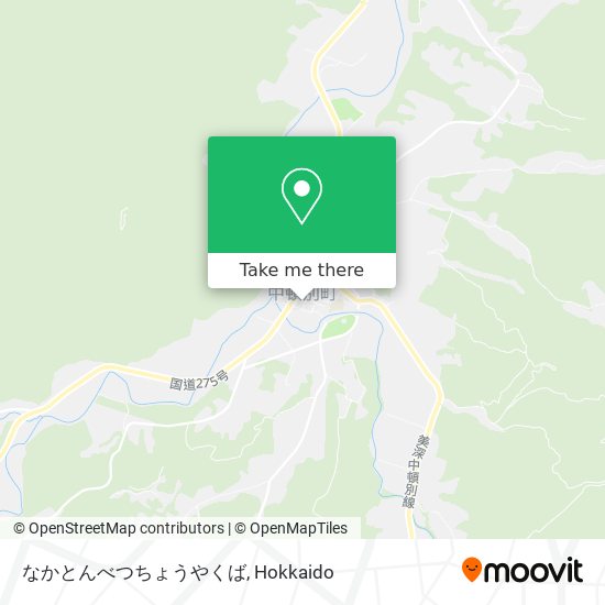 なかとんべつちょうやくば map