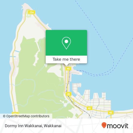 Dormy Inn Wakkanai map
