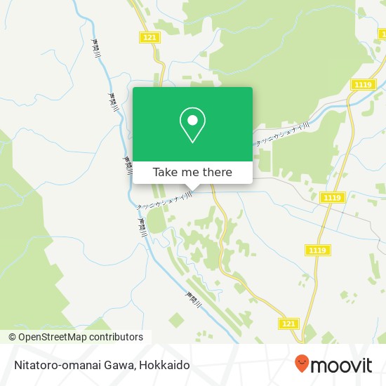 Nitatoro-omanai Gawa map