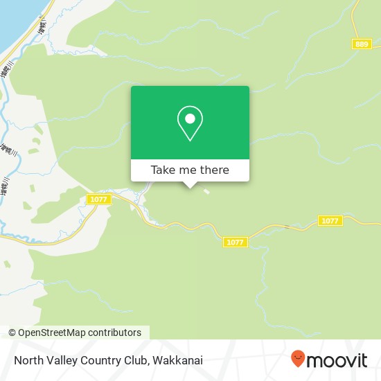 North Valley Country Club map