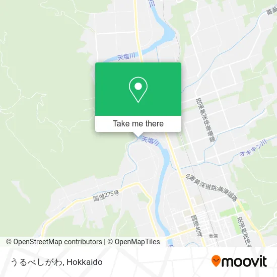 うるべしがわ map