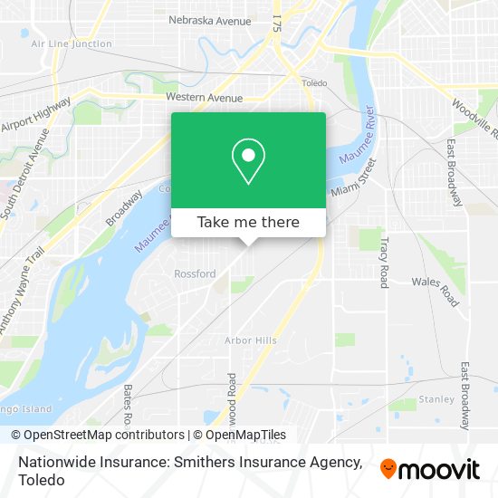 Nationwide Insurance: Smithers Insurance Agency map
