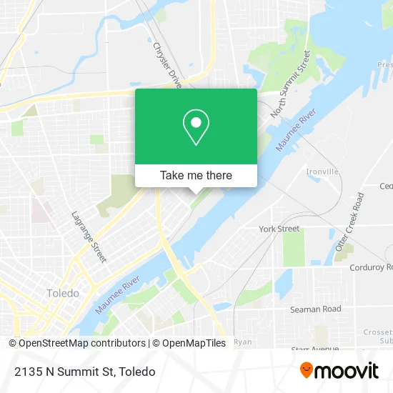 Mapa de 2135 N Summit St