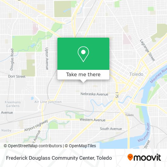 Mapa de Frederick Douglass Community Center