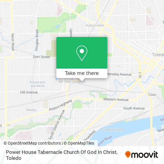 Mapa de Power House Tabernacle Church Of God In Christ