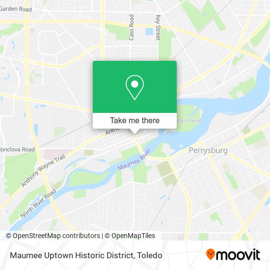 Mapa de Maumee Uptown Historic District