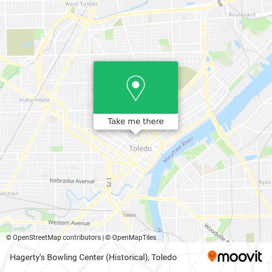 Mapa de Hagerty's Bowling Center (Historical)