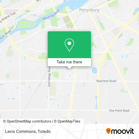 Levis Commons map
