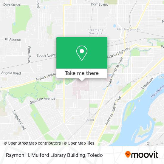 Raymon H. Mulford Library Building map