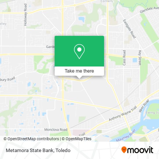 Metamora State Bank map